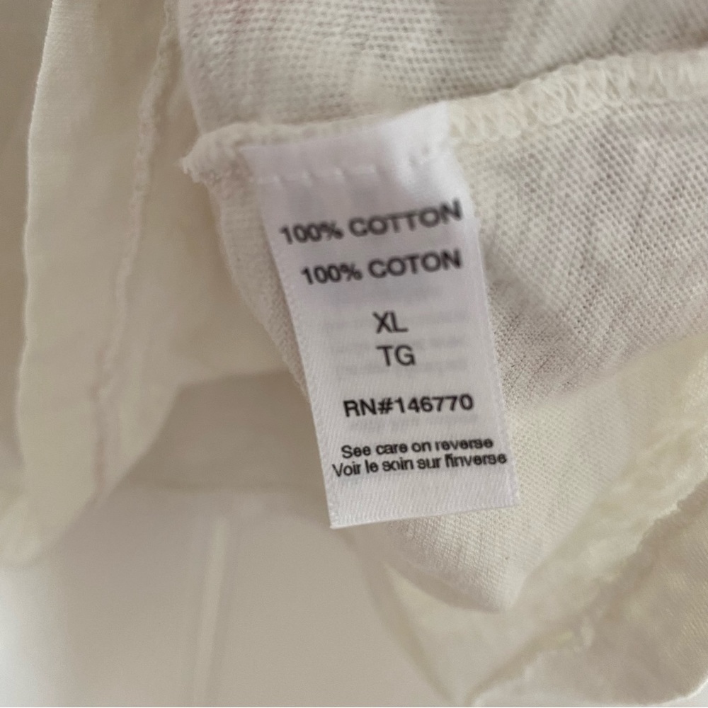 RE/DONE x Hanes The Classic Tee in Vintage White - Picture 7 of 7